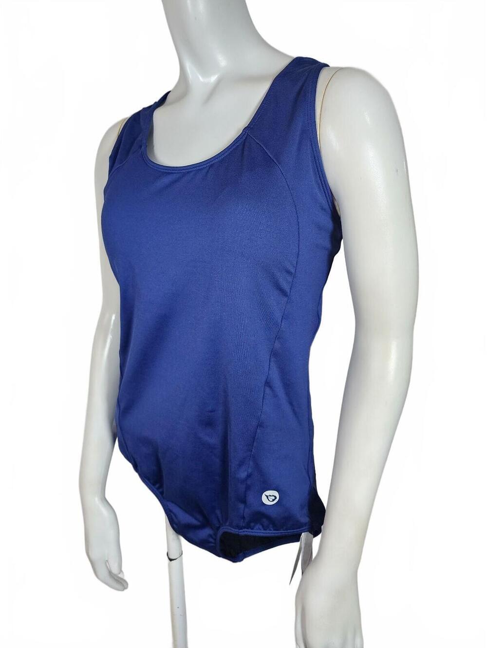 NWT Baleaf UPF 50+ Navy Blue One Piece Swimsuit with Racerback 38 (Large)